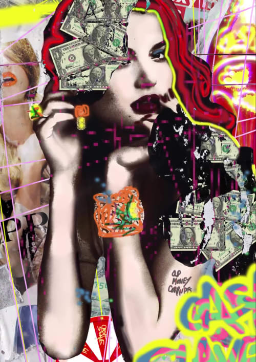 CASH SLAVE GRAFFITI