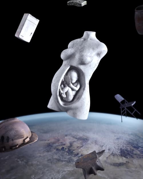 Connection in Space