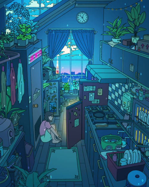 Blue Kitchen