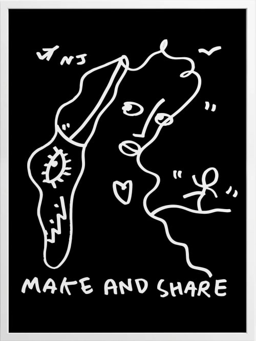 Make and Share. (Inverted)