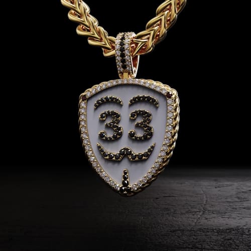 33 Family Diamond Pendant (Cryptojeweler)