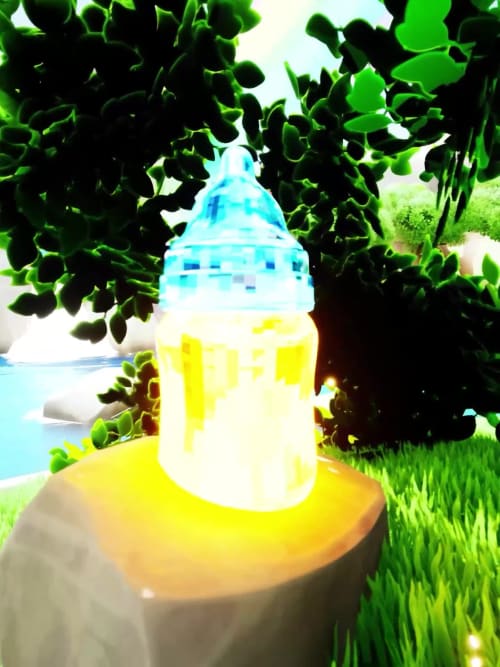 Crystal Bottle by Goldweard