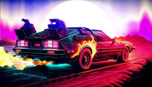 SYNTHWAVE CAR