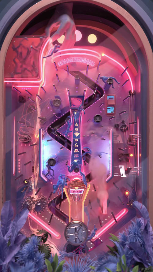 Human Pachinko