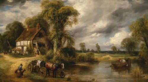 John Constable-The Hay Wain