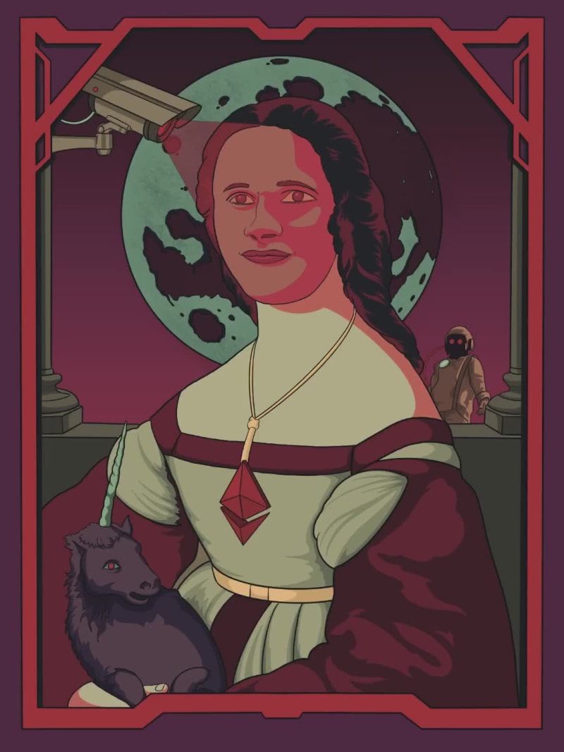 She Caught a Unicorn (Red) #11/58