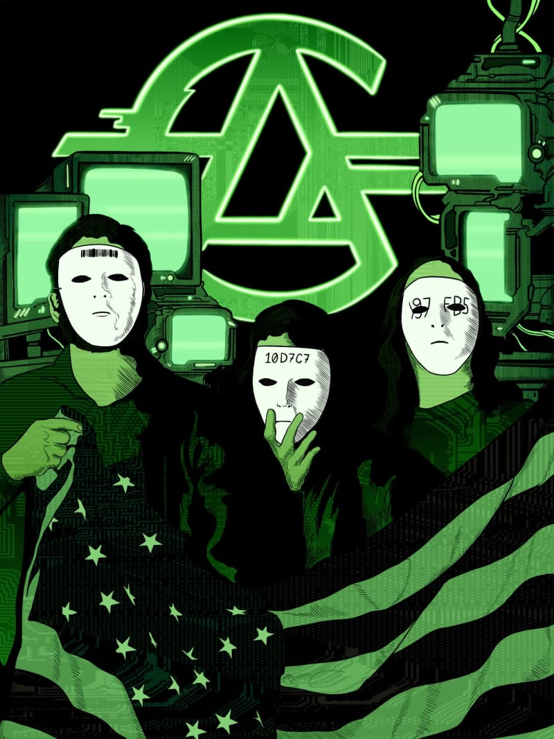 Primal Cypherpunks (altered Wired cover Hackers Green Variant)