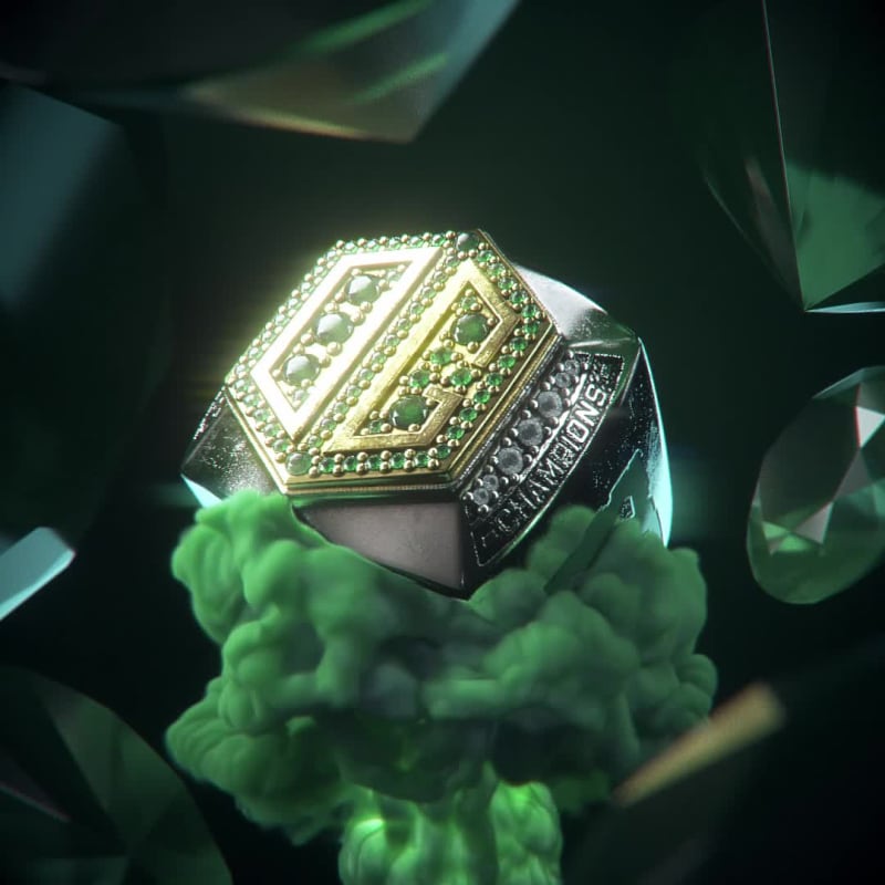 Green Dota 2 Ring #18/20