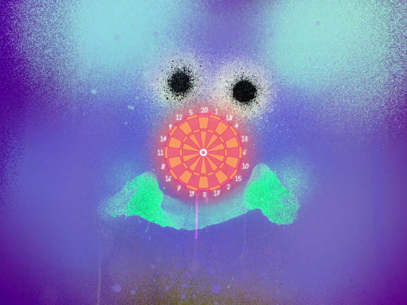 SHARP DARTS - Jon Burgerman #3/24
