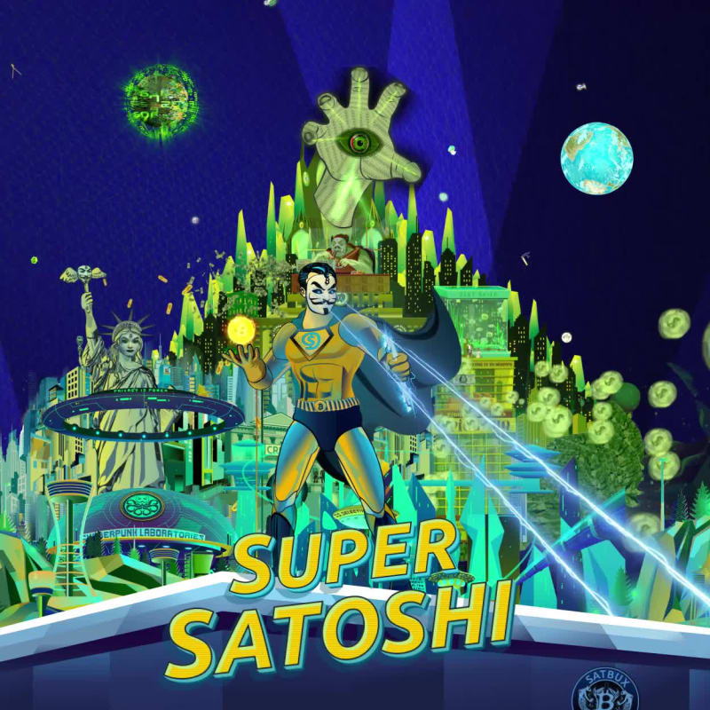 SUPER SATOSHI ORIGIN STORY POSTER (ED. 21) #5/21
