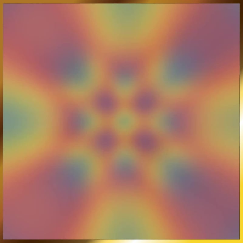 Cubes - Gold (Allyson Grey)