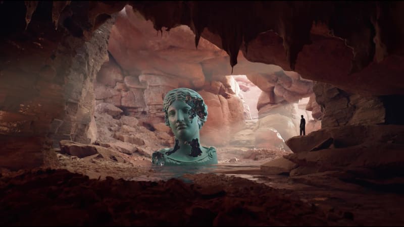Eroding and Reforming Bust of Melpomene (Martian Day) #142/150