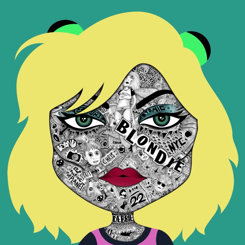 DEBBIE HARRY PUNK - YELLOW