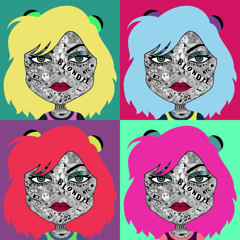 DEBBIE HARRY QUAD 2 - "RAPTURE" BY BLONDIE #1/1