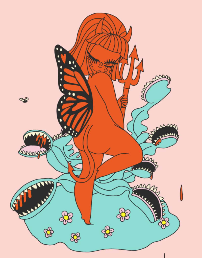 Venus Fly Trap: Collectors Drawing