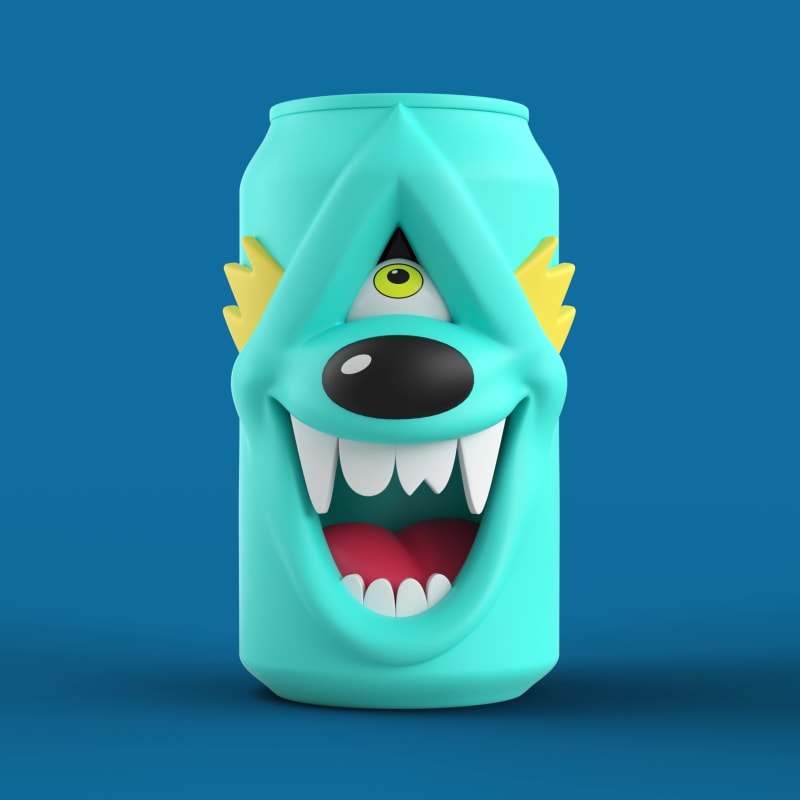 Mad Can (3D) #122