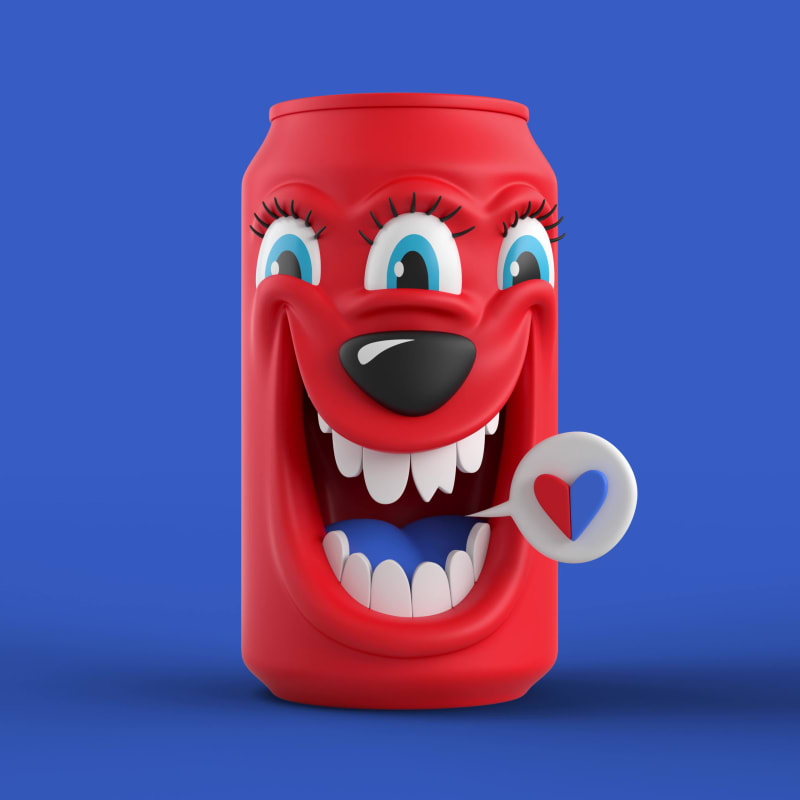Mad Can (3D) #136