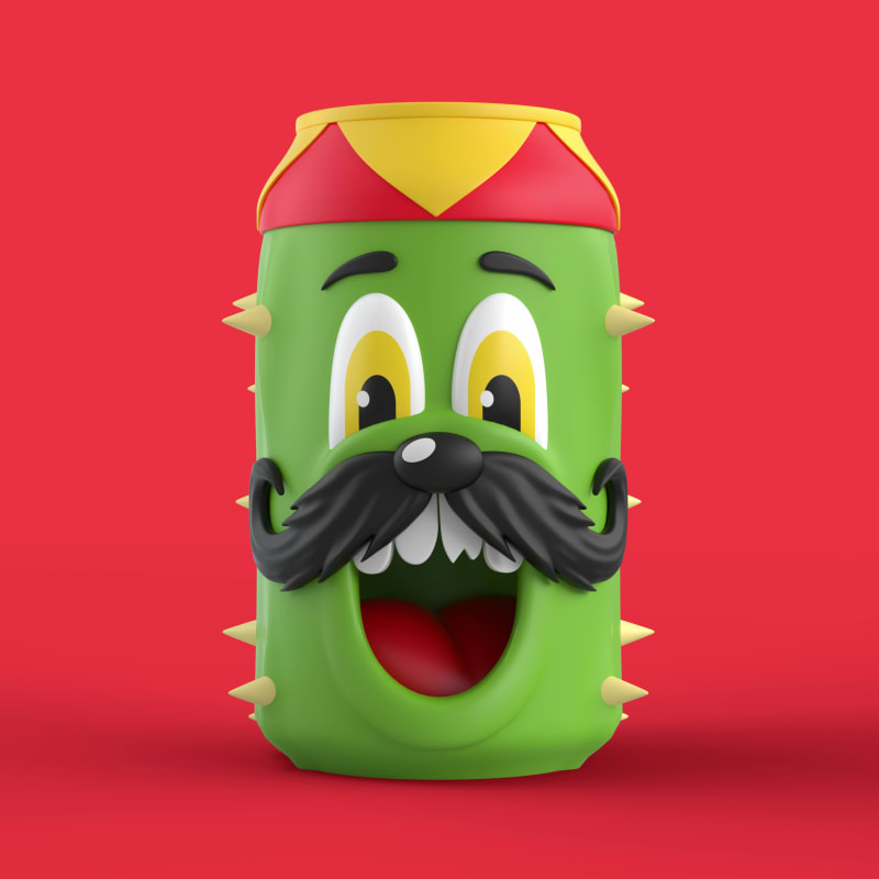 Mad Can (3D) #143