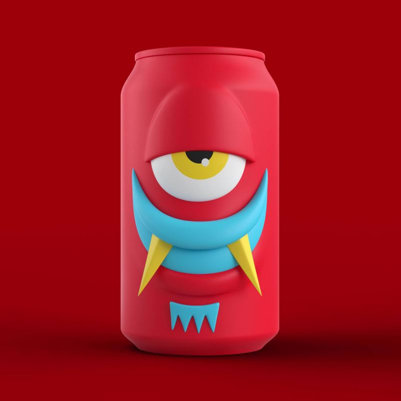 Mad Can (3D) #185