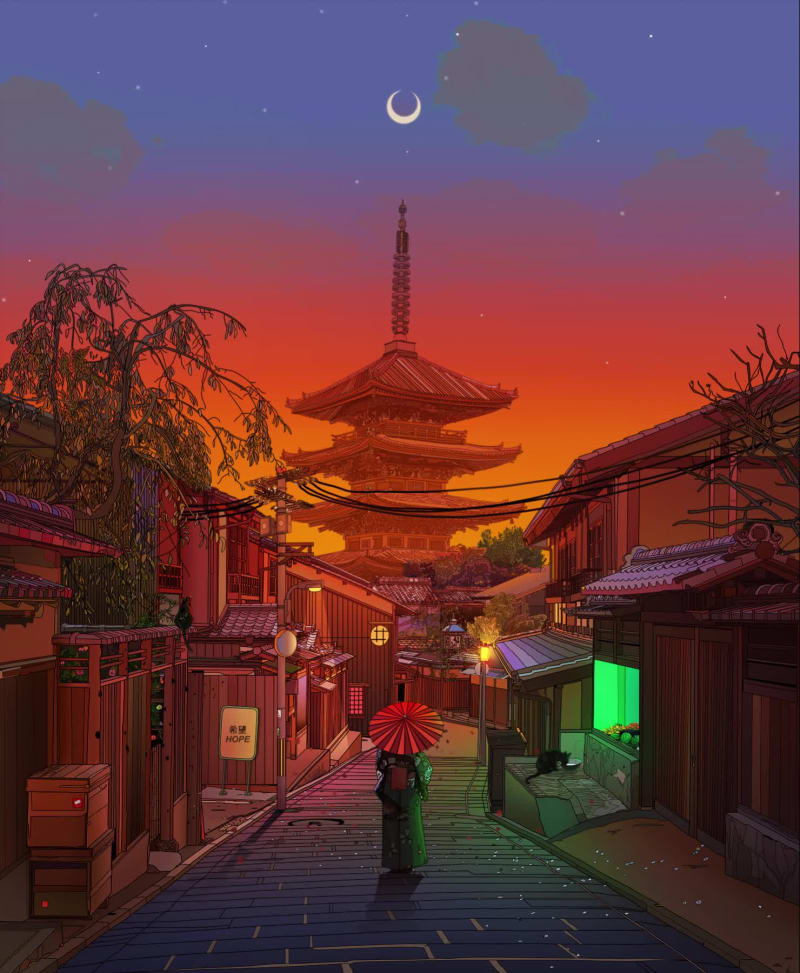 FALL IN KYOTO (Iurie Belegurschi & Marinel Sheu) #14/33