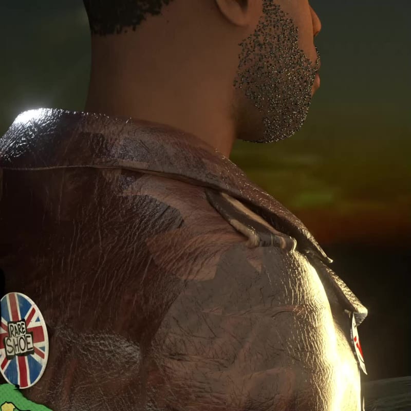 93 Punk x Rare Shoe Leather Jacket