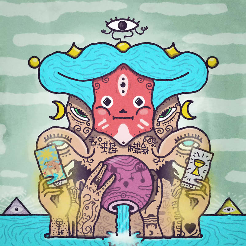 Grand Aqua Infinitum Oracle by Flan iLevick