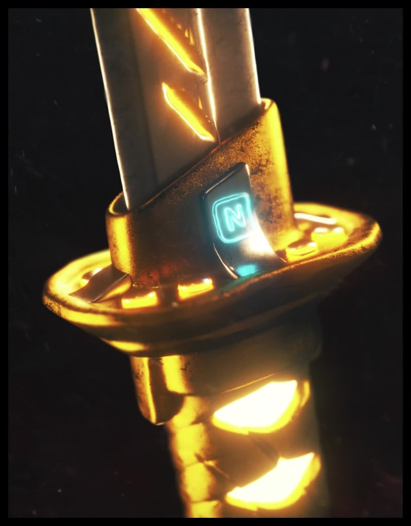 The Golden Katana - Mint Pass 2023 #151/158