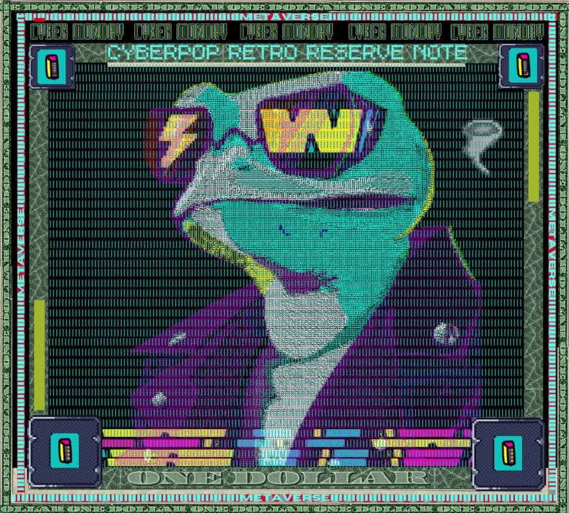PEPE CYBERPOP RETRO RESERVE NOTE