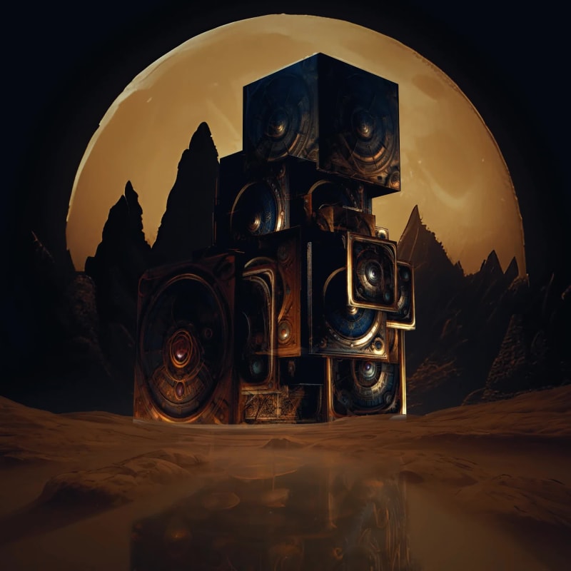 The 77th Configuration (Steampunk Sentinel) by Trevor Jones - CryptoCube#77