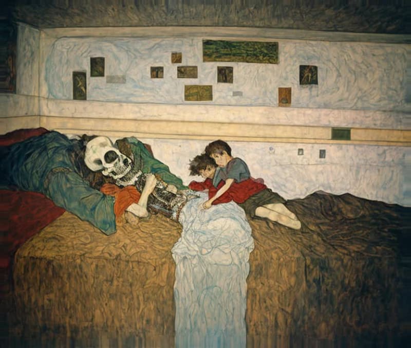 Death and the Maiden Schiele