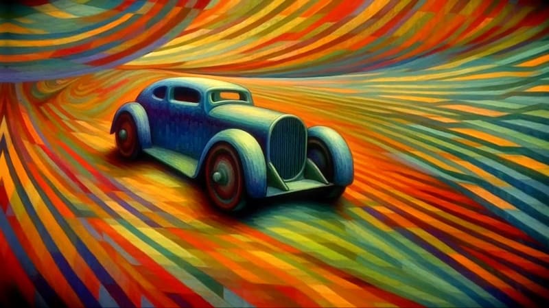 Russolo Dynamism of a Car
