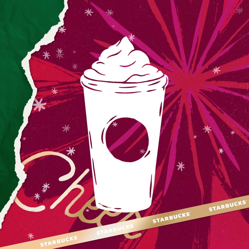 The Holiday Cup Collection Stamp #2857