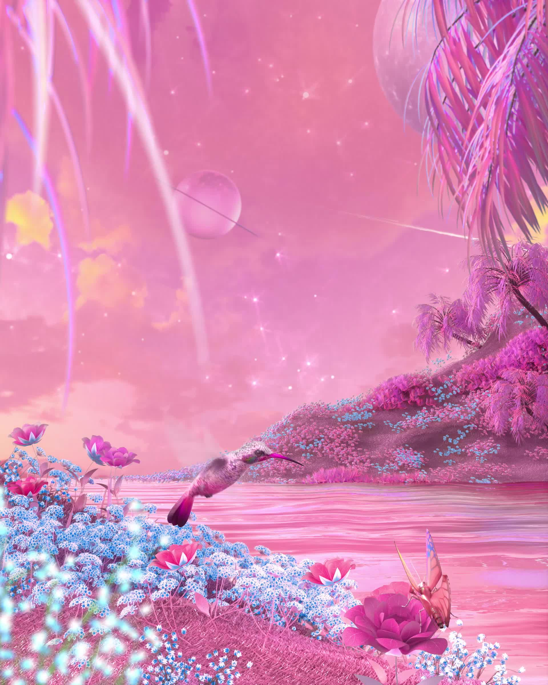 Paris Hilton - Planet Paris - Paris Hilton x Blake Kathryn - Nifty Gateway - HUMMINGBIRD IN MY METAVERSE #11/11 - NFT # 42000020011