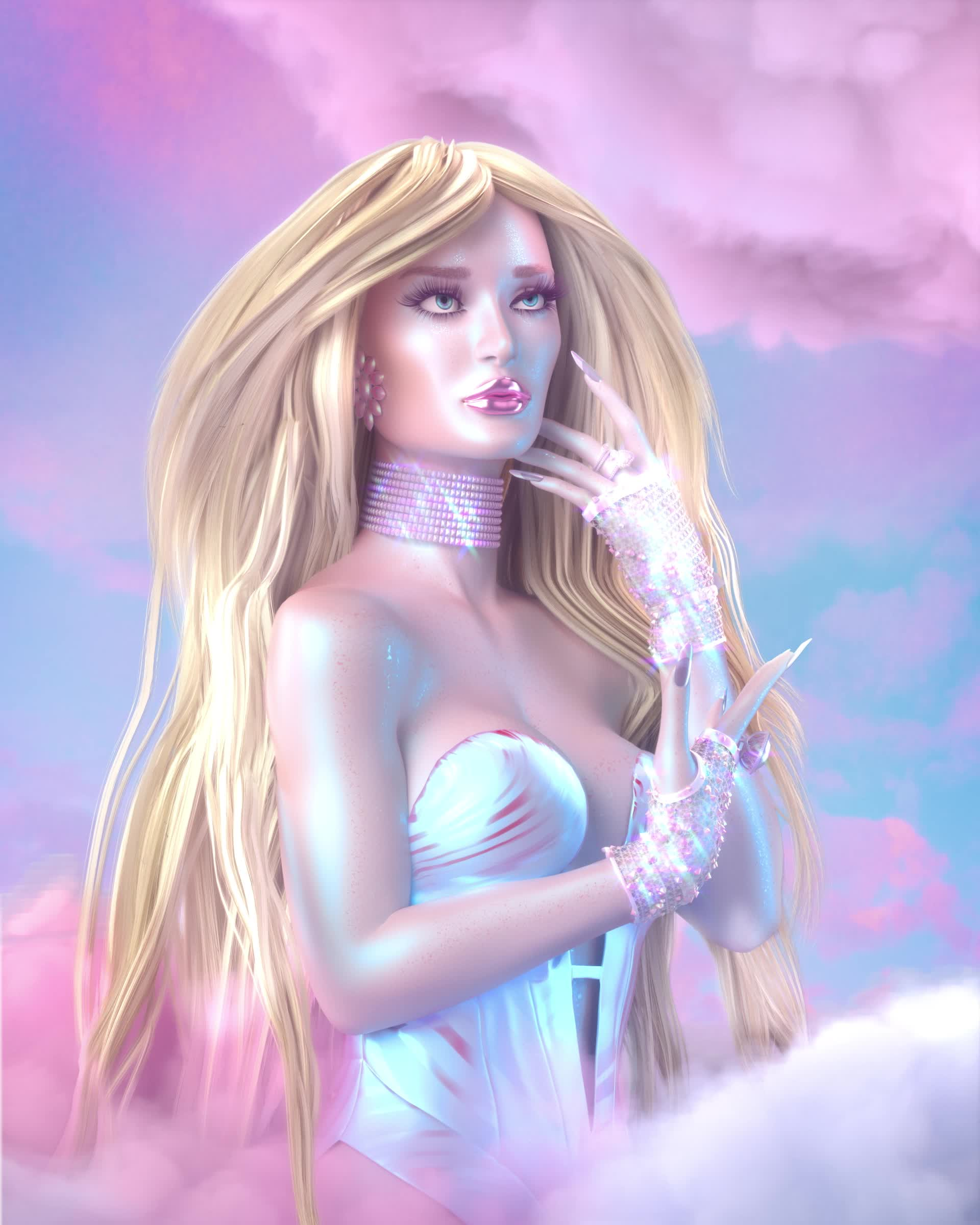 Paris Hilton - Planet Paris - Paris Hilton x Blake Kathryn - Nifty Gateway - ICONIC CRYPTO QUEEN #1/1 - NFT # 42000010001