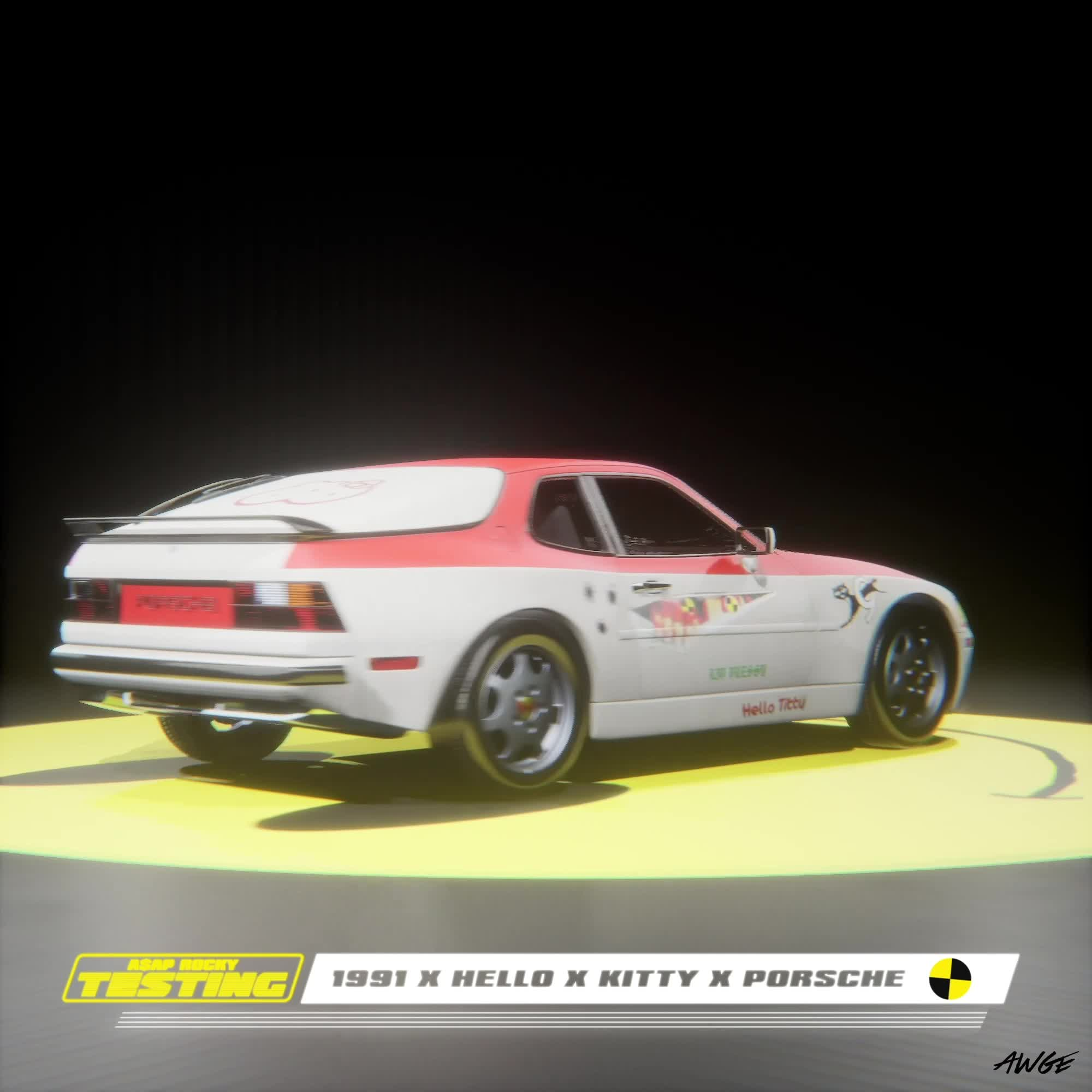 A$AP Rocky - ROCKY GATEWAY - Nifty Gateway - 1991XHELLOXKITTYXPORSCHE #1/1 - NFT # 43400020001