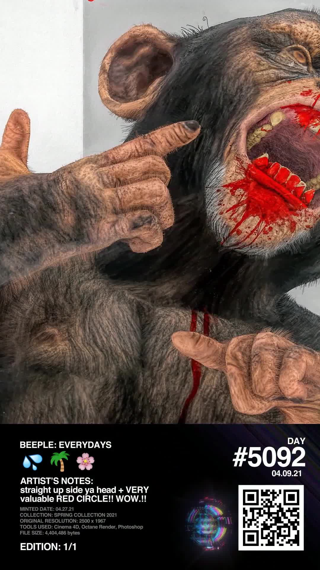 Mike Winkelmann - Beeple Spring Collection - Nifty Gateway - FULL SPRING COLLECTION #1/1 - NFT # 100070001