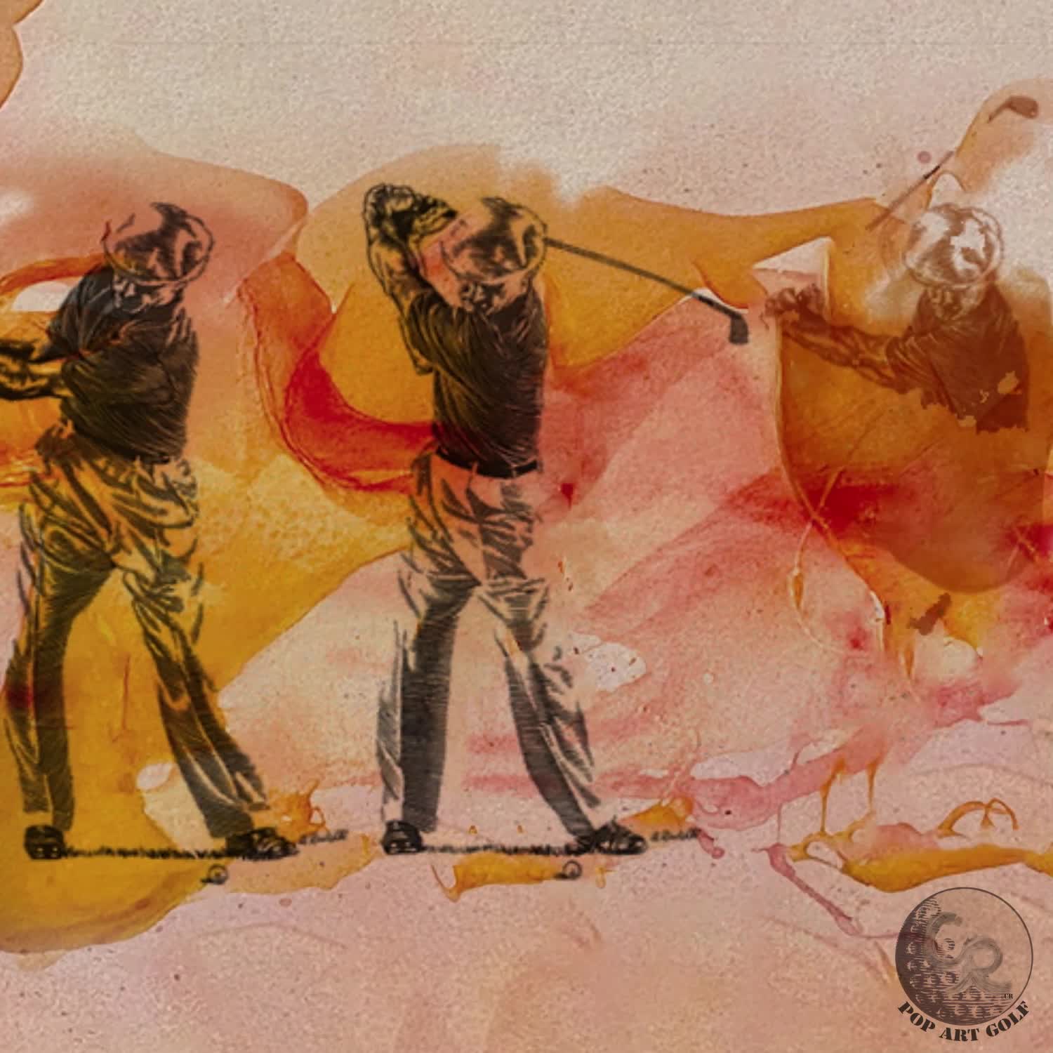 Ben Hogan, Fluid Swing Sequence in Orange
