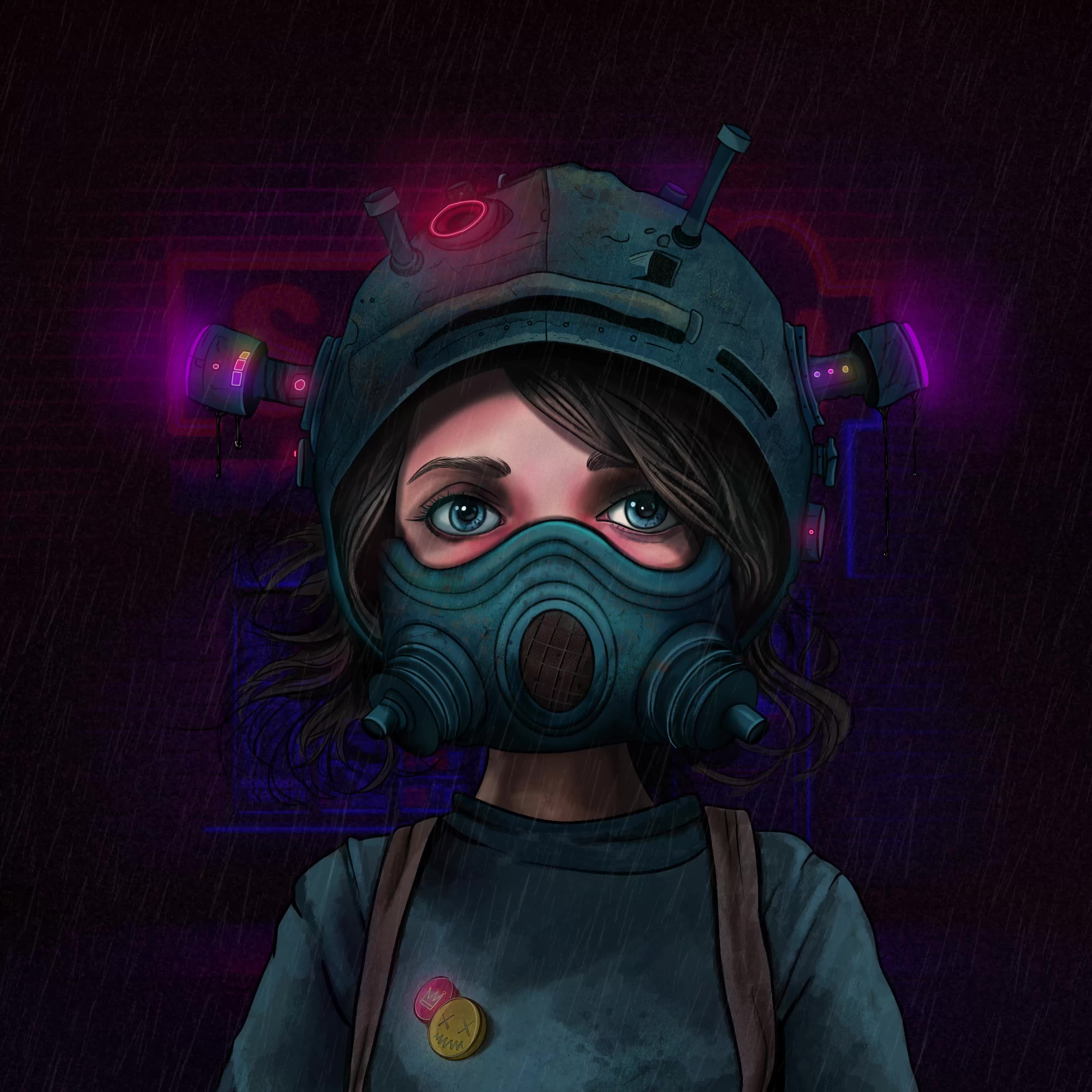 Girl Who Feels the Silence of the Night